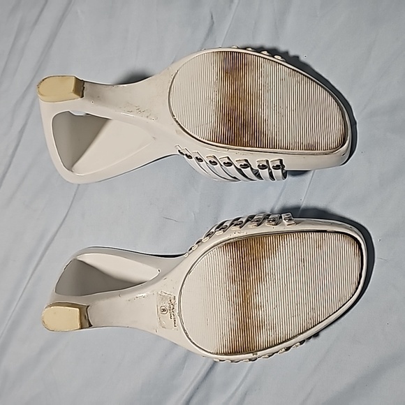 White Mule Sandals - Picture 3 of 11